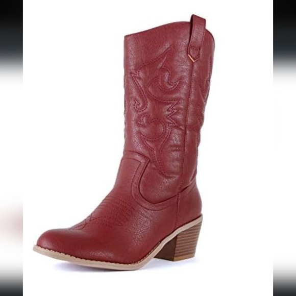 Karyn's Special - Size 11 - Women's Cowboy Cowgirl Pointed Toe Stitched Boots - Picture 12 of 15